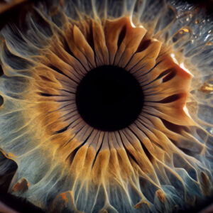 Tableau métal Golden Vision