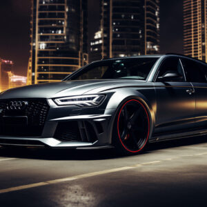 Tableau mural métal Audi Night Drive