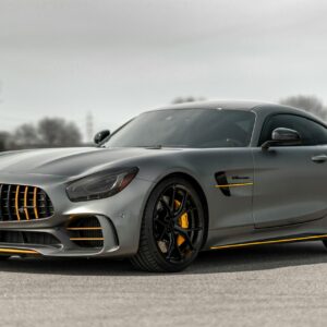 tableau mural métal mercedes black series